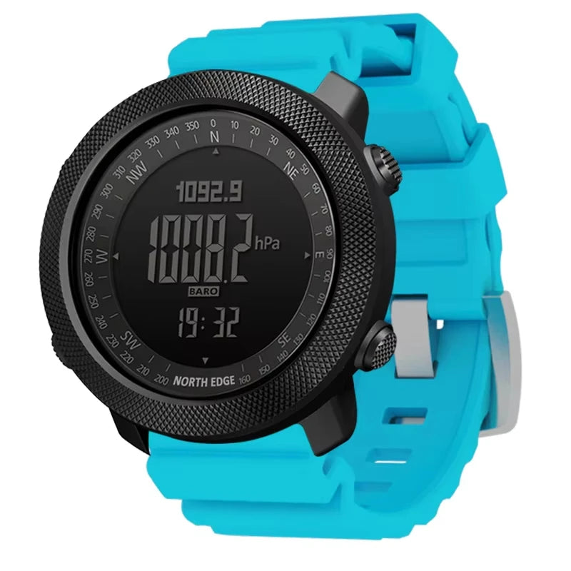 NORTH EDGE Apache Men Sports Smart Watch Compass Thermometer World Time Pedometer Altimeter BarometerSmartwatch Running APACHE