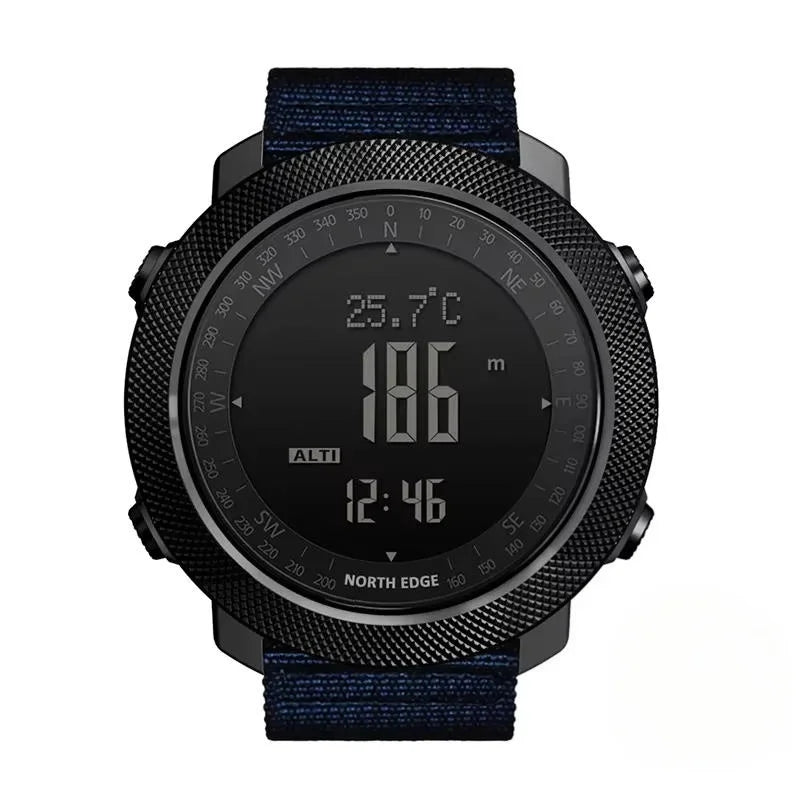NORTH EDGE Apache Men Sports Smart Watch Compass Thermometer World Time Pedometer Altimeter BarometerSmartwatch Running APACHE