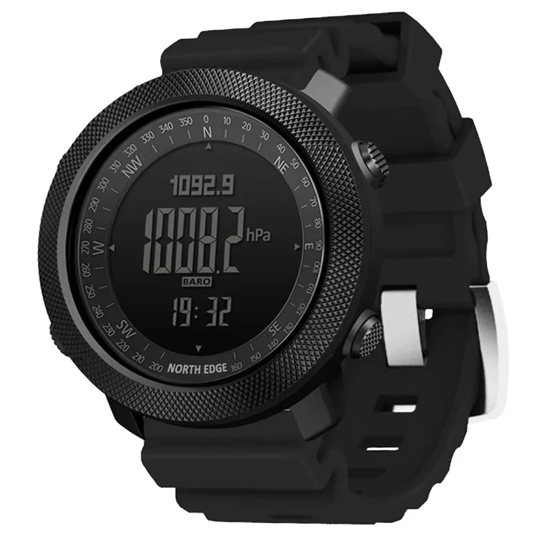 NORTH EDGE Apache Men Sports Smart Watch Compass Thermometer World Time Pedometer Altimeter BarometerSmartwatch Running APACHE