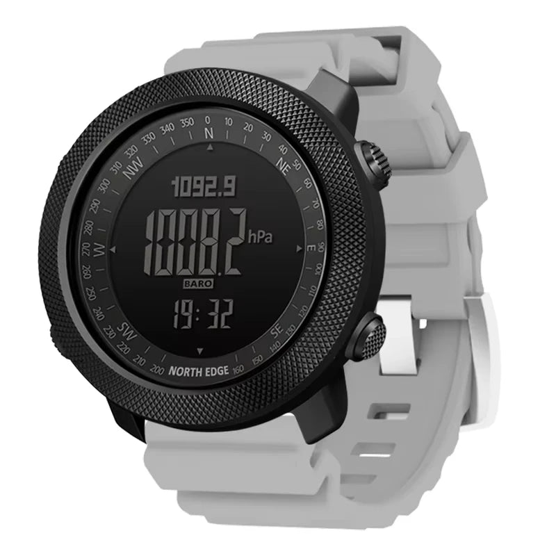 NORTH EDGE Apache Men Sports Smart Watch Compass Thermometer World Time Pedometer Altimeter BarometerSmartwatch Running APACHE