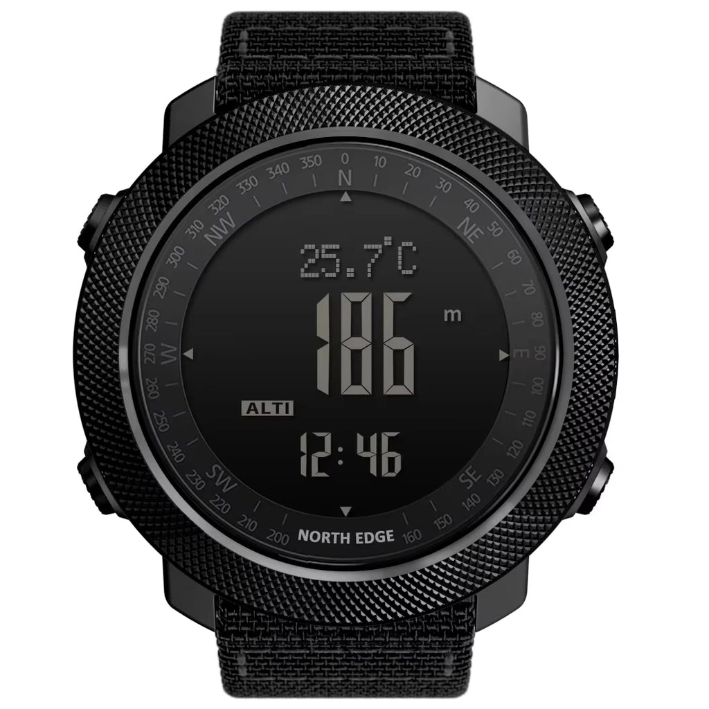 NORTH EDGE Apache Men Sports Smart Watch Compass Thermometer World Time Pedometer Altimeter BarometerSmartwatch Running APACHE