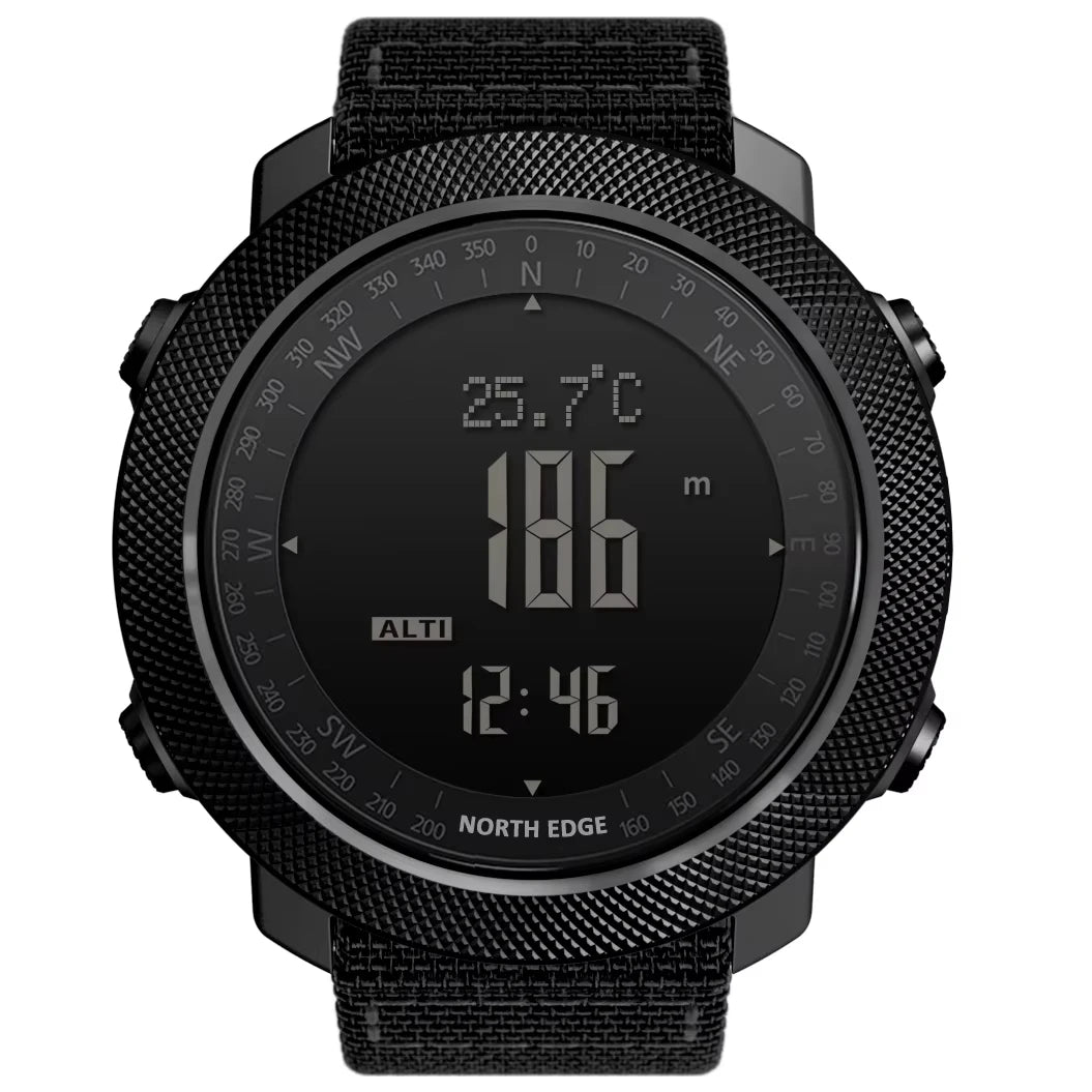 NORTH EDGE Apache Men Sports Smart Watch Compass Thermometer World Time Pedometer Altimeter BarometerSmartwatch Running APACHE