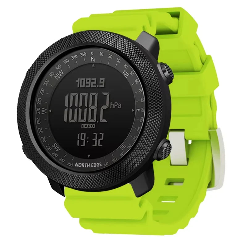 NORTH EDGE Apache Men Sports Smart Watch Compass Thermometer World Time Pedometer Altimeter BarometerSmartwatch Running APACHE