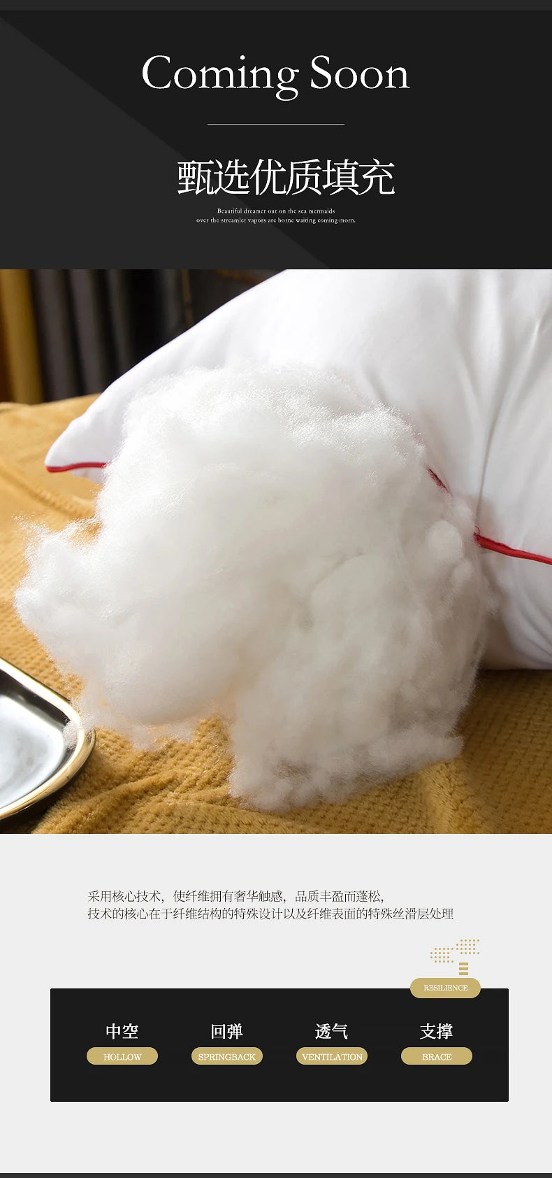 High Quality Soft Home White Cushion Core 40*40/45*45/50*50/55*55/60*60/65*65/70*70cm Pillow Interior Head Waist Pillows Inner