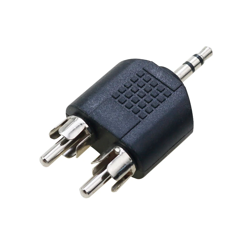 2PCS Dual RCA Male/Female to RCA 3.5mm 6.35mm 6.5mm 1/8" 1/4" mono stereo adapter Connector