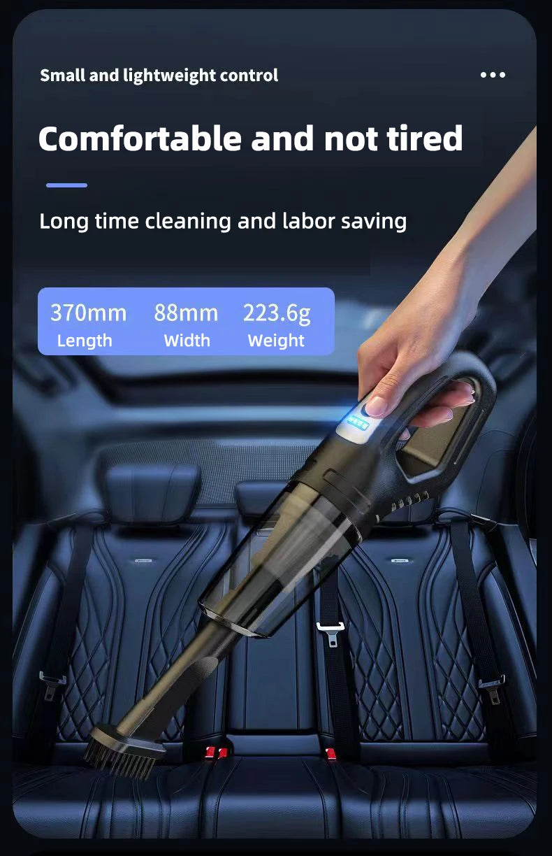 Wireless vacuum cleaner car mounted multifunctional handheld vacuum cleaner strong suction rechargeable car home dual-use
