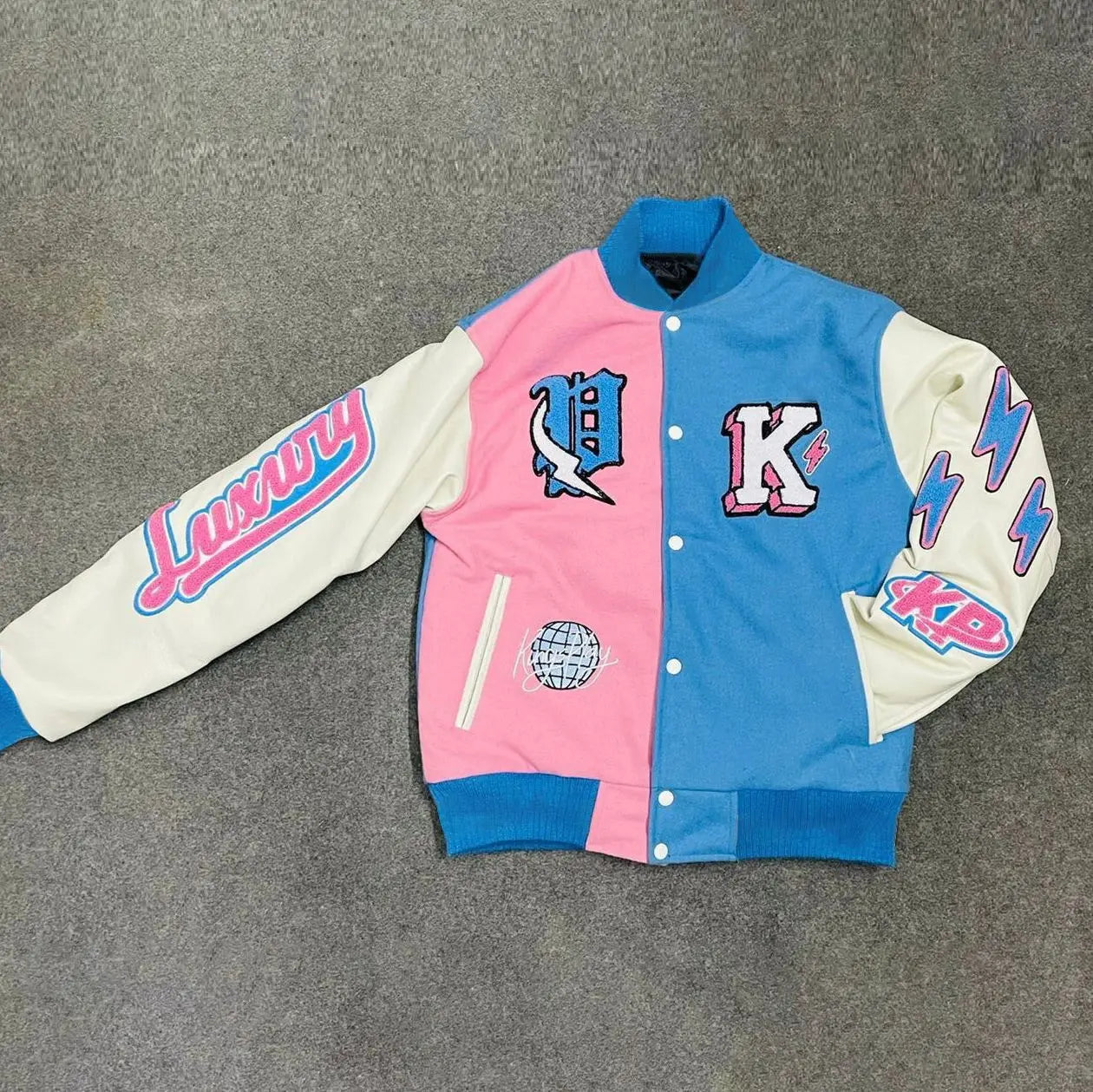 New Fashion Sportswear for Men and Women, Spring and Autumn Casual Streetwear, Versatile Patchwork Color-Blocked Jacket Top