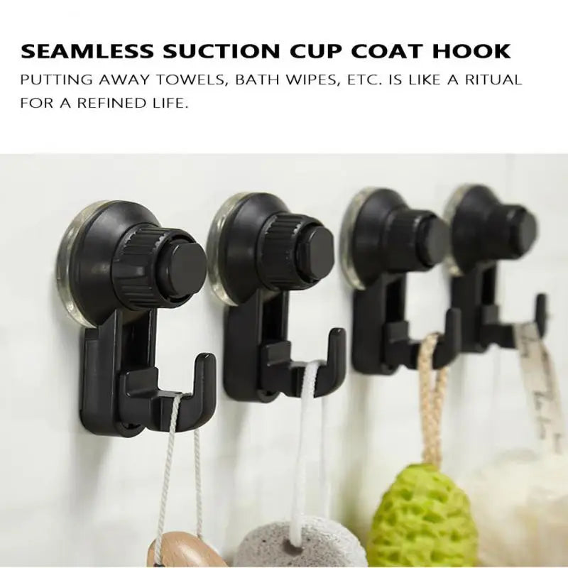 Free Punch Hook Suction Strong Suction Cup Hook Cup Clothes Hook Bathroom Kitchen Vacuum Hook Multi-Purpose Hooks