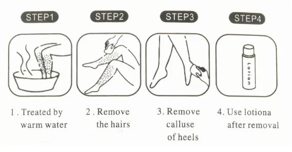Hair Removal Physical Epilators Crystal Hair Eraser Safe Easy Cleaning Reusable Body Smooth Beauty Depilation and feet Tools