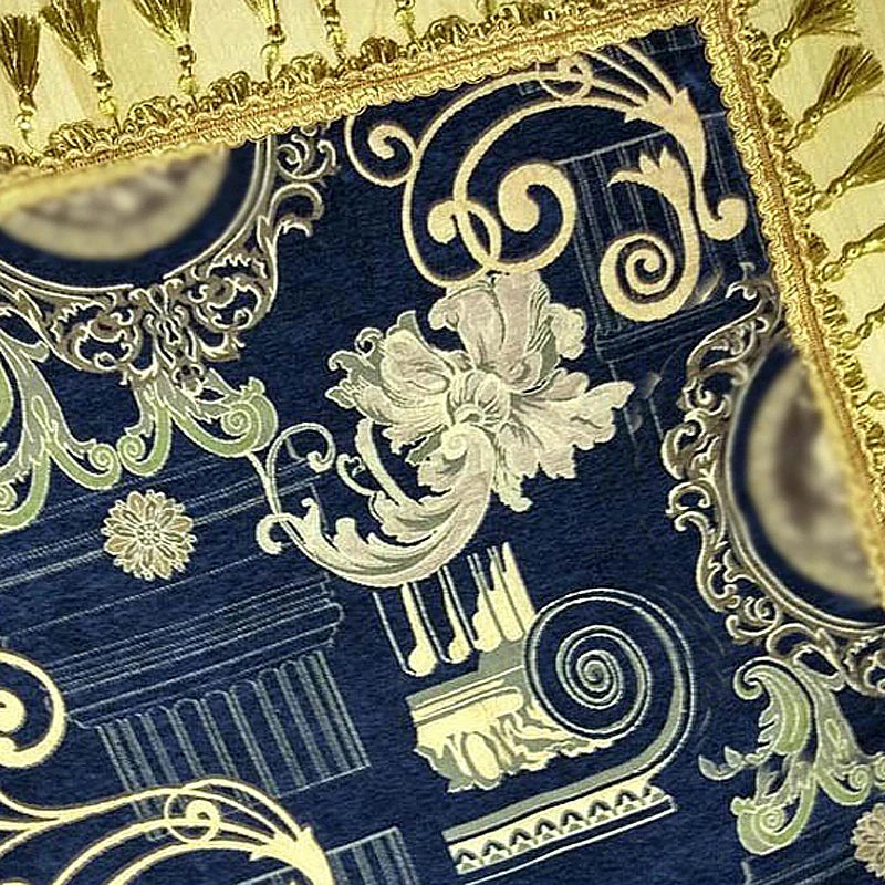 Thick Villa Carpet Royal Blue rug Greece legend Bedspread Bed Cover Luxury placemat cushion Bed spread Table Covers Floor Cover