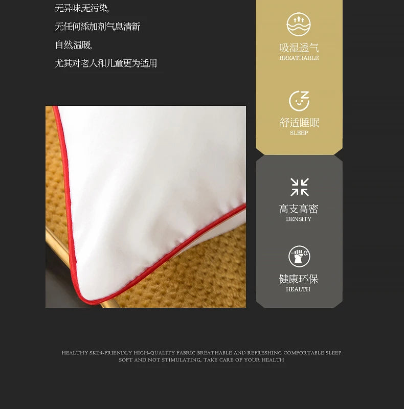 High Quality Soft Home White Cushion Core 40*40/45*45/50*50/55*55/60*60/65*65/70*70cm Pillow Interior Head Waist Pillows Inner