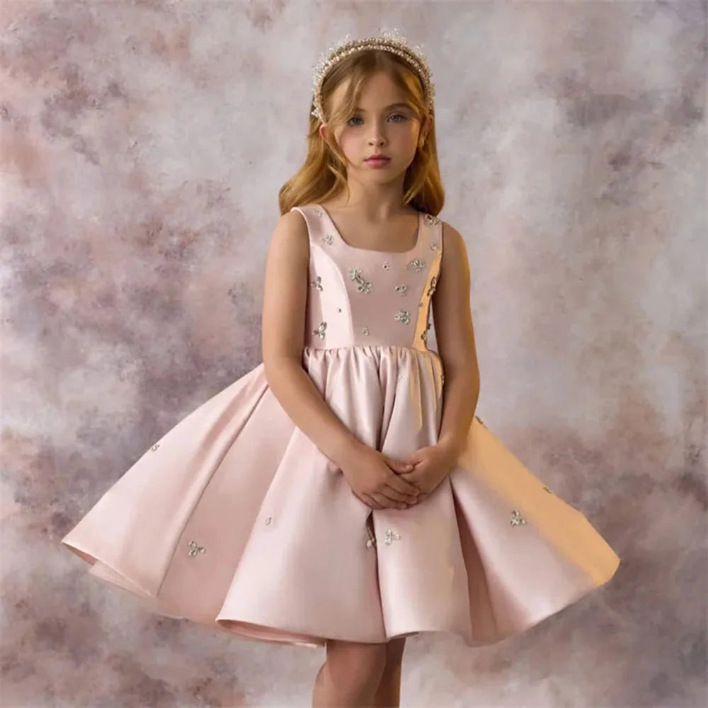 Kids Princess Flower Girl Dress