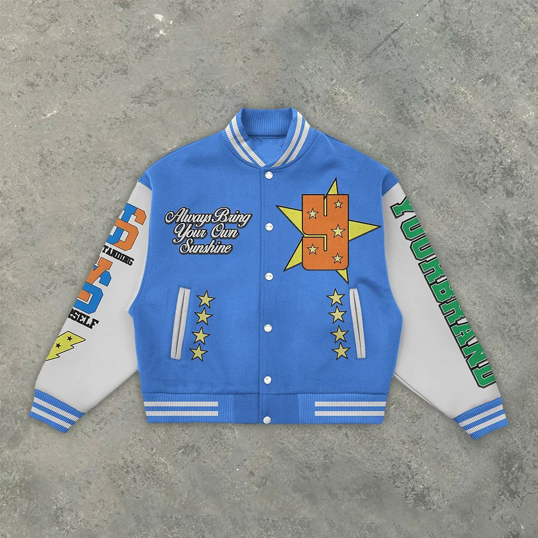 New Fashion Sportswear for Men and Women, Spring and Autumn Casual Streetwear, Versatile Patchwork Color-Blocked Jacket Top