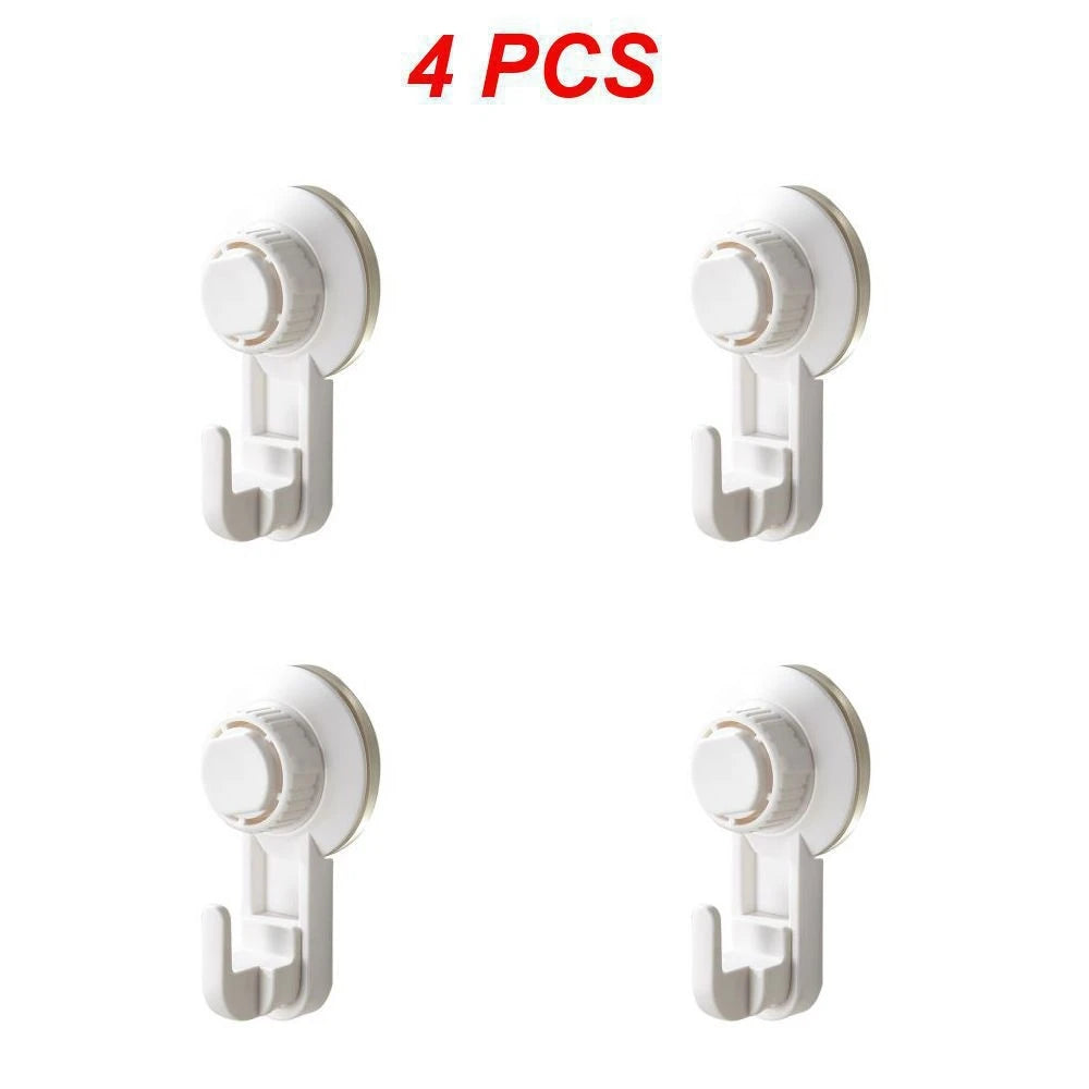 Free Punch Hook Suction Strong Suction Cup Hook Cup Clothes Hook Bathroom Kitchen Vacuum Hook Multi-Purpose Hooks