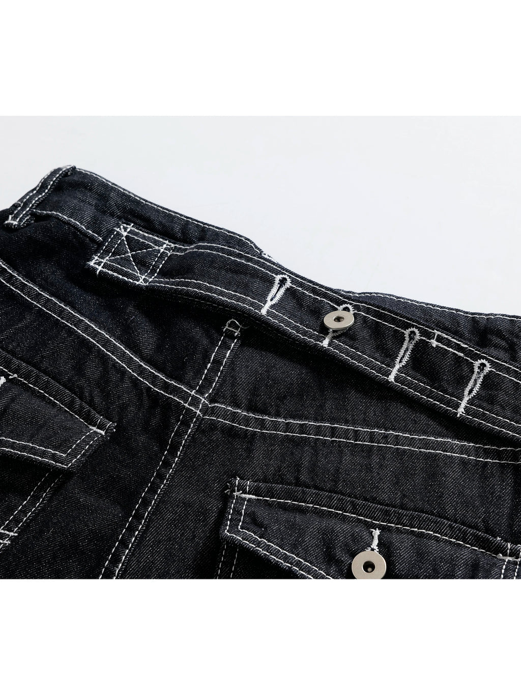 American Retro Wide Leg Pants Loose Fit Original Color Denim Loose Trousers High Street Drapey Silhouette Straight Jeans