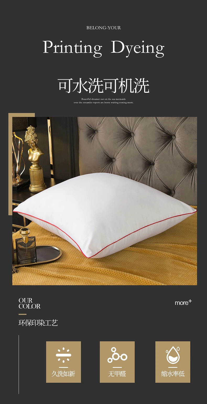 High Quality Soft Home White Cushion Core 40*40/45*45/50*50/55*55/60*60/65*65/70*70cm Pillow Interior Head Waist Pillows Inner