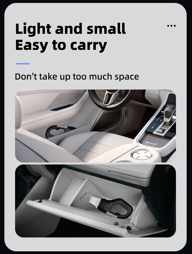 Wireless vacuum cleaner car mounted multifunctional handheld vacuum cleaner strong suction rechargeable car home dual-use