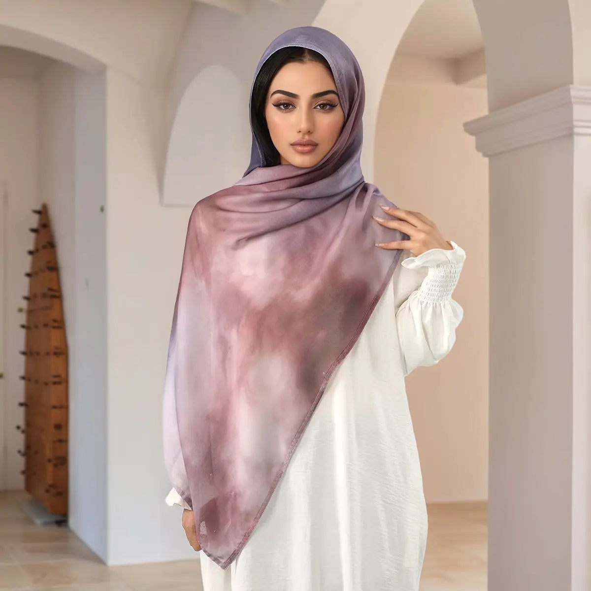New Digital Printing Cotton Linen Hijab Scarf For Woman Muslim Hijabs Fashion Long Wraps Shawl Islam Turban Headscarf Ramadan