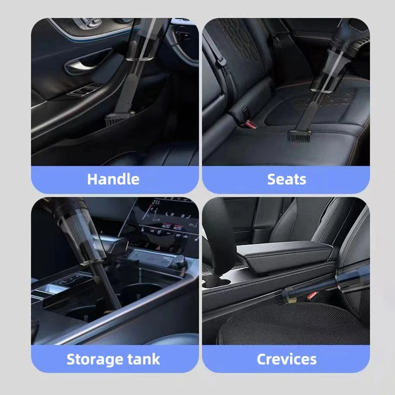 Wireless vacuum cleaner car mounted multifunctional handheld vacuum cleaner strong suction rechargeable car home dual-use