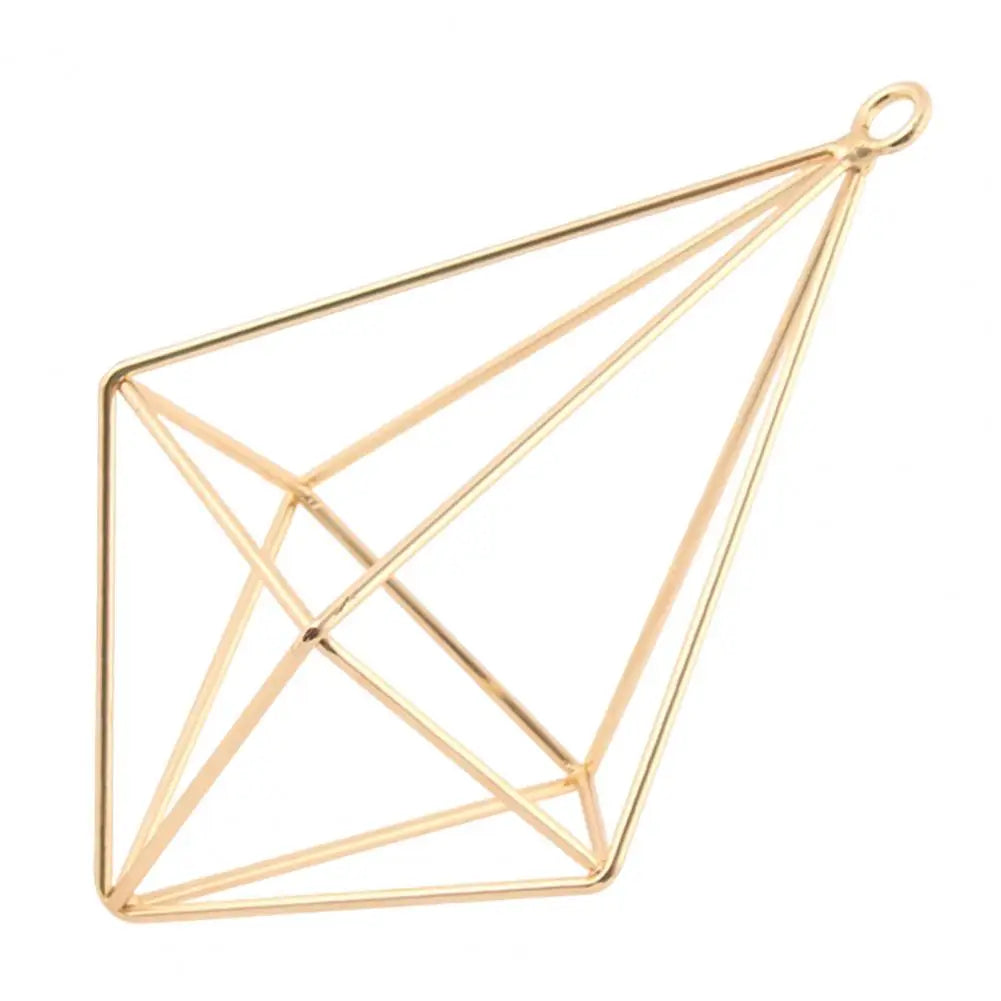 Air Plant Holder Rot-resistant Air Plant Display Rack Geometric Glass Terrarium Propagation Station with Iron Stand for Home