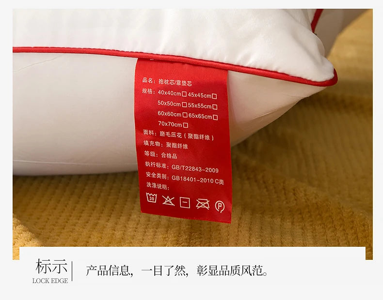 High Quality Soft Home White Cushion Core 40*40/45*45/50*50/55*55/60*60/65*65/70*70cm Pillow Interior Head Waist Pillows Inner