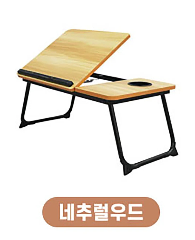 Foldable Mini Table Angle Control Laptop 5 Tier Bedtray Bed Desk