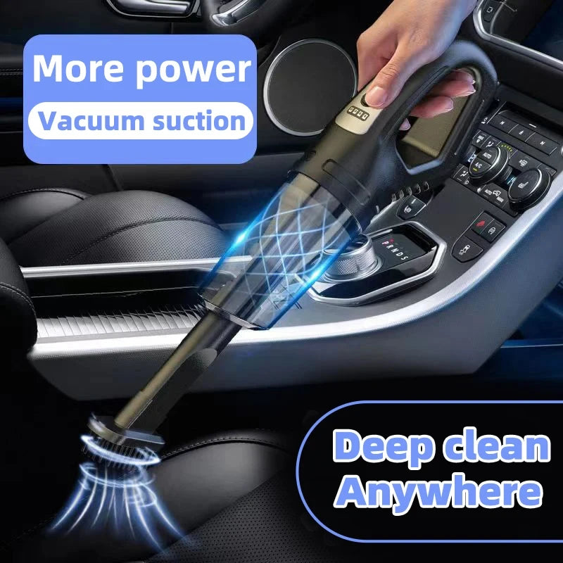 Wireless vacuum cleaner car mounted multifunctional handheld vacuum cleaner strong suction rechargeable car home dual-use