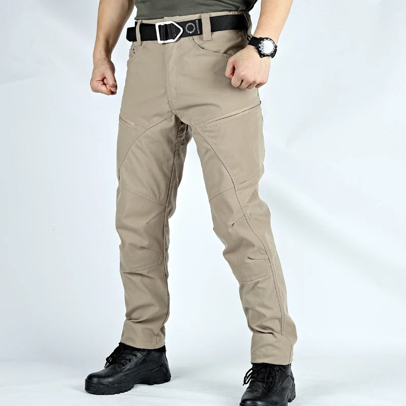 Men's Military Tactical Pants Casual Man Cargo Pants Multi-Pocket Wear Resistance Male Trousers Outdoor Hiking Joggers