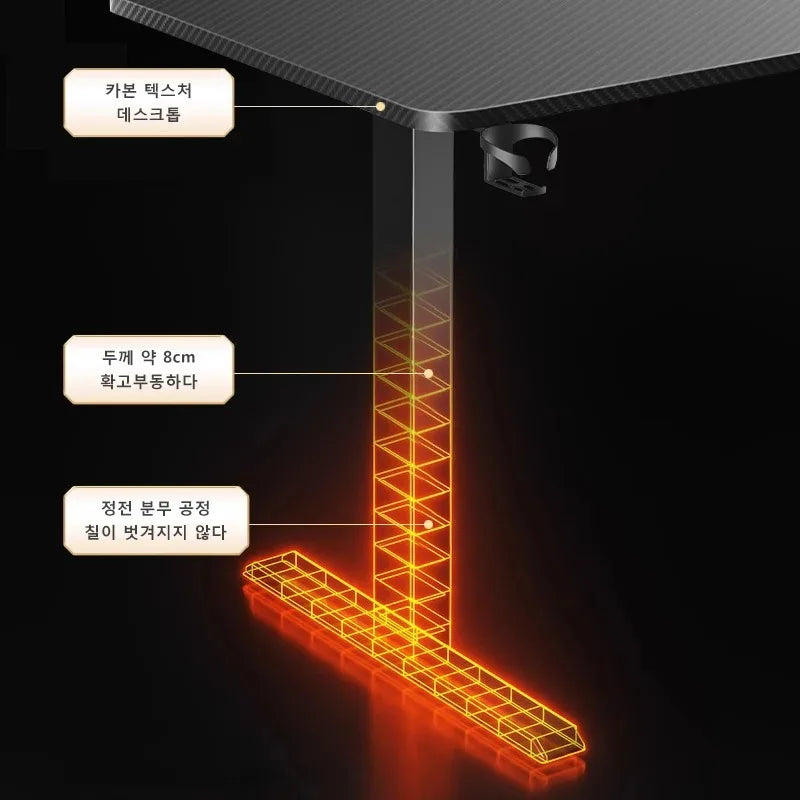 Height Adjustable Desk Motion Electric Sit Stand Up Down Computer Table Modern Lift Motorized Gaming Desktop Home Office Desks