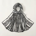 New Design Striped Keffiyeh Hijab Wave Printed Chiffon Scarf Women Islamic Muslim Scarves Shawl Echarpe Foulard Dubai Hijabs