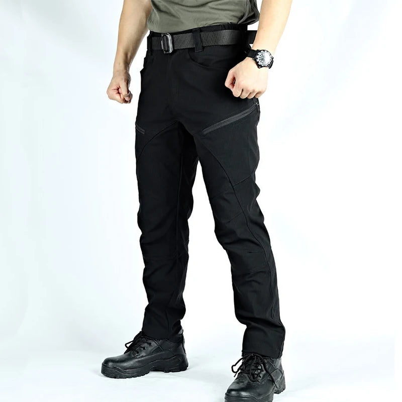 Men's Military Tactical Pants Casual Man Cargo Pants Multi-Pocket Wear Resistance Male Trousers Outdoor Hiking Joggers
