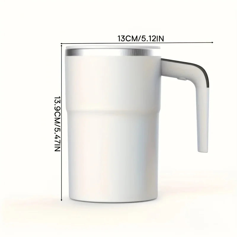 Temperature display automatic stirring cup, rechargeable magnetic automatic stirring coffee cup, portable travel water cup