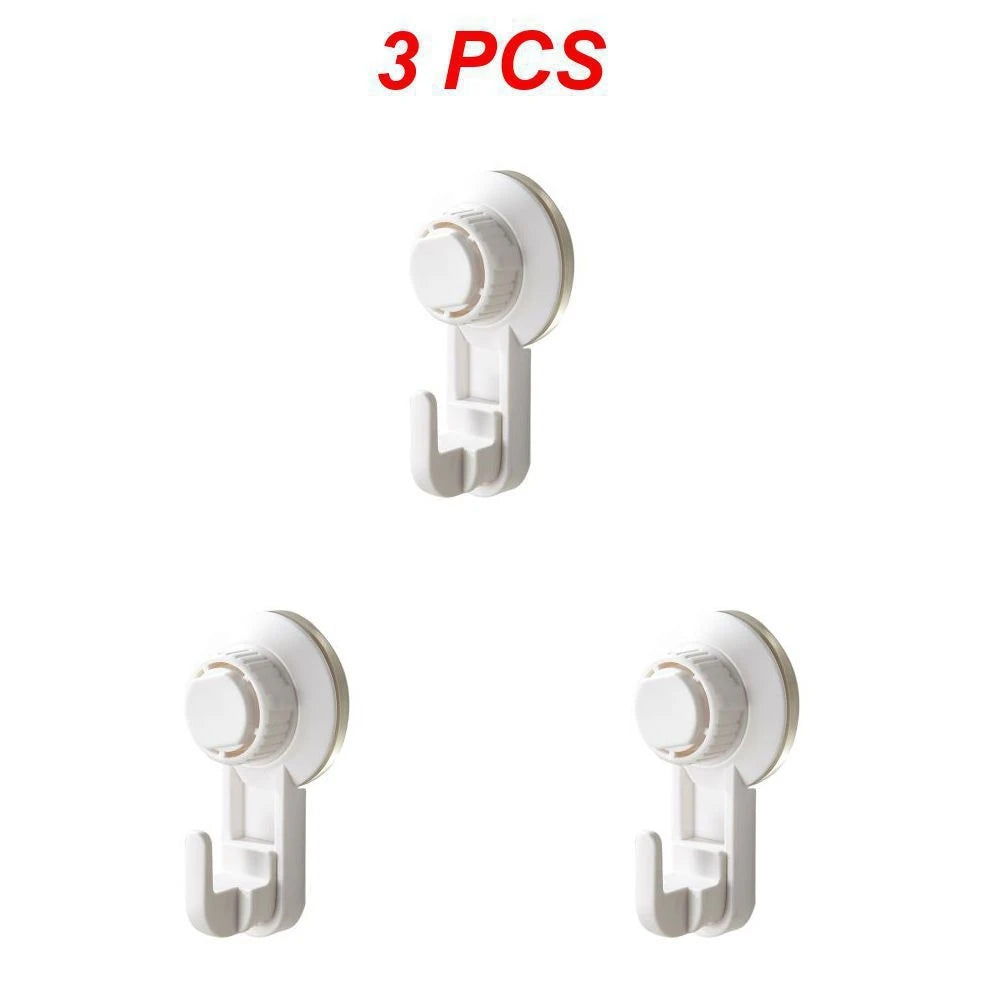 Free Punch Hook Suction Strong Suction Cup Hook Cup Clothes Hook Bathroom Kitchen Vacuum Hook Multi-Purpose Hooks